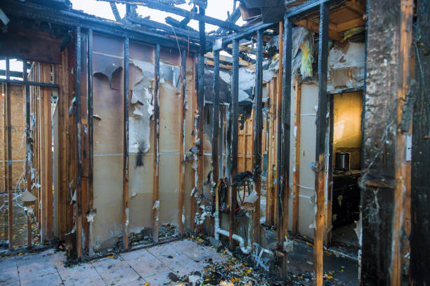 Professional Fire Damage Removal technician working in Fort Montgomery, NY